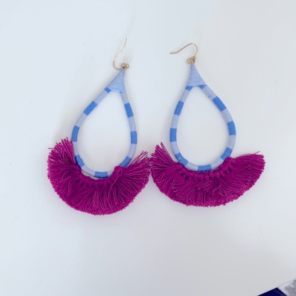 Large tassel earrings